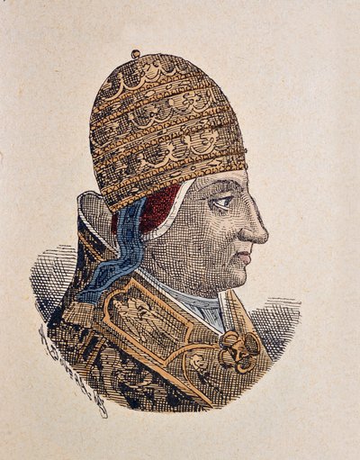 Retrato del Papa Nicolás V (1447-1455) de Italian School