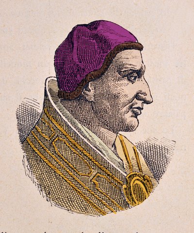 Retrato del Papa Pelagio II de Italian School