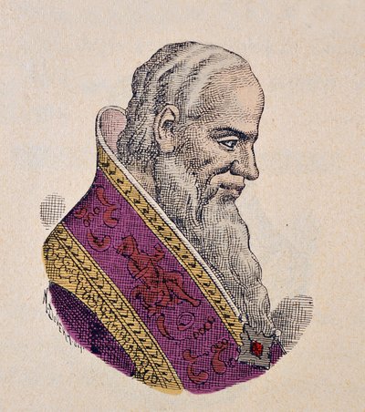 Retrato del Papa Sergio IV (1009-1012) de Italian School