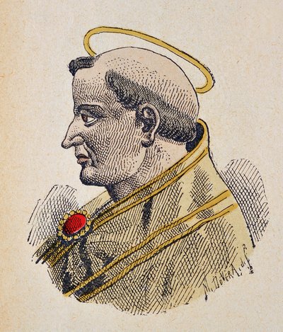 Retrato del Papa Sixto III (432-440) de Italian School