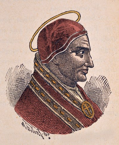 Retrato del Papa Sotero (Sotero o Soterius) (ca. 166-175) de Italian School
