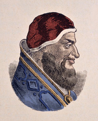 Retrato del Papa Urbano II (1088-1099) de Italian School