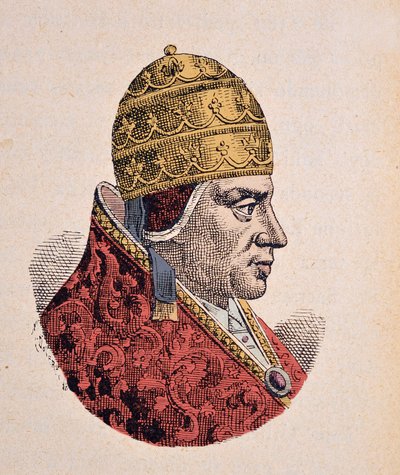 Retrato del Papa Urbano VI (1378-1389) de Italian School
