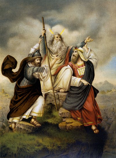 Oración de Moisés de Italian School