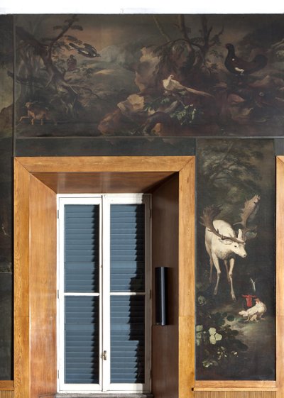 Renos, gallos y otros animales, Mito de Orfeo de Italian School