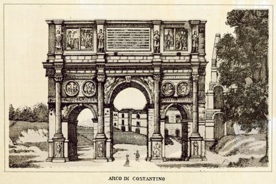 Roma: Arco de Constantino de Italian School
