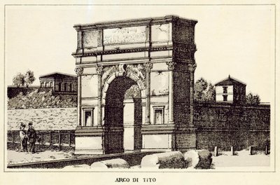 Roma: Arco de Tito de Italian School