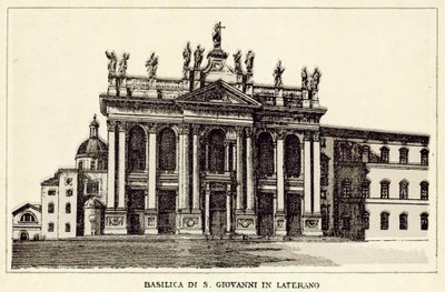Roma: Basílica de San Juan de Letrán de Italian School