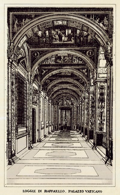 Roma: Logias de Rafael, Palacio Vaticano de Italian School