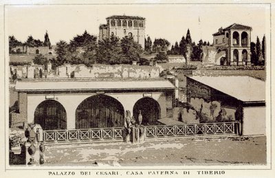 Roma: Palacio de los Césares, Casa Paterna de Tiberio de Italian School
