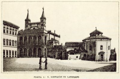Roma: Plaza de San Juan de Letrán de Italian School