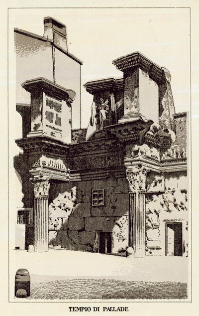 Roma: Templo de Palas de Italian School
