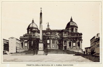 Roma: Tribuna de la Basílica de Santa Maria Maggiore de Italian School