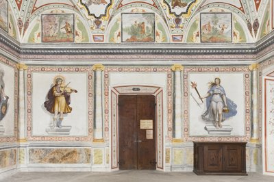 Sala de Júpiter y Mercurio: Apolo y Diana de Italian School