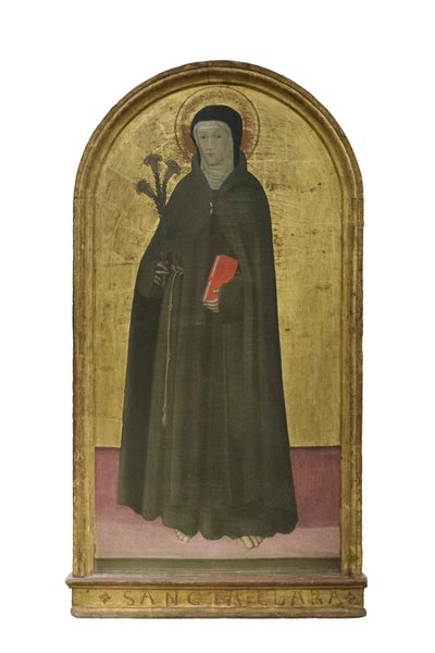 Santa Clara de Asís, c.1425-1450 (panel) de Italian School