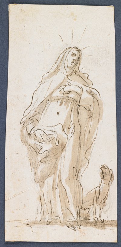 Santa Margarita de Cortona de Italian School