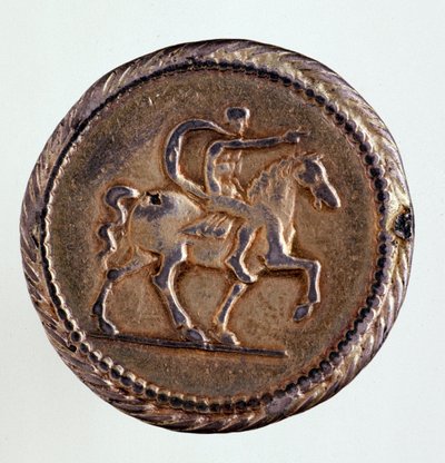 Moneda de plata (testone) de Ferrara: reinado del duque Ercole I d