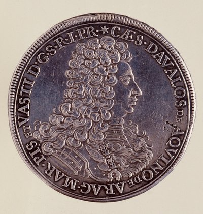 Moneda de plata (tálero) de Nápoles: Cesare Michelangelo d