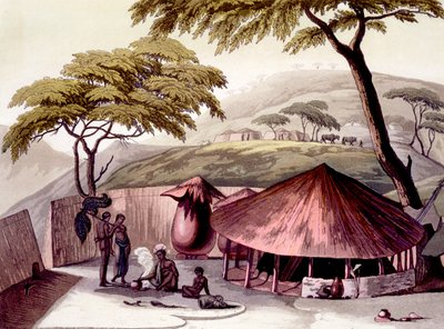 Costa sureste: Nación cafre, 1820s-30s de Italian School