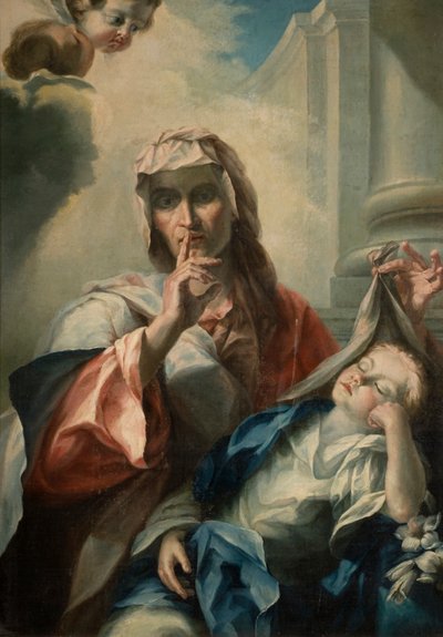 Santa Ana y la Virgen Joven de Italian School