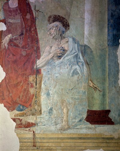 San Jerónimo penitente. Detalle de Italian School