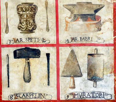 Símbolos del arte de Orvieto de Italian School