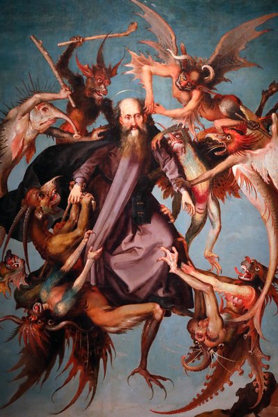Tentaciones de San Antonio (siglo XVI) de Italian School