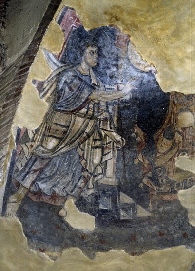 La Anunciación a Zacarías (detalle) de Italian School