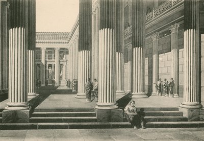 La Basílica como era de Italian School