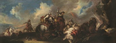 La batalla de los caballeros de Italian School