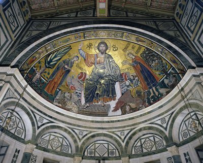 La bendición de Cristo, 1297 de Italian School