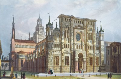 La Cartuja cerca de Pavía de Vistas de Milán y sus alrededores de Italian School