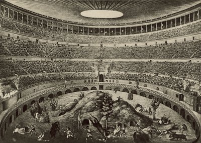 El Coliseo, La gran caza de bestias salvajes de Italian School