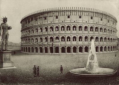 El Coliseo restaurado de Italian School