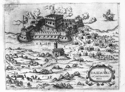 La fortaleza en Constantinopla de Italian School
