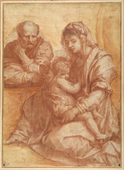 La Sagrada Familia descansando, después de Andrea del Sarto de Italian School