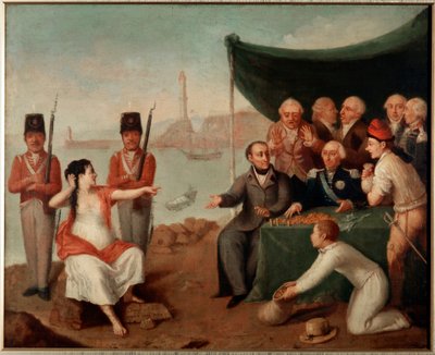 La independencia de Liguria, 1815 de Italian School