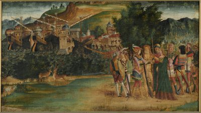 El matrimonio de Jasón y Medea, c.1500 de Italian School