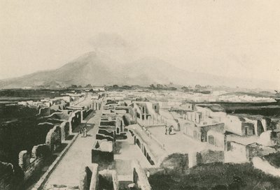 El panorama de Pompeya como es de Italian School