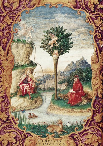 El poeta, Laura de Noves de Italian School