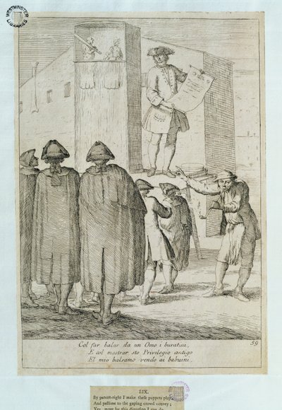 El titiritero de Italian School
