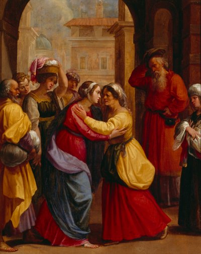 El saludo (óleo sobre lienzo) de Italian School