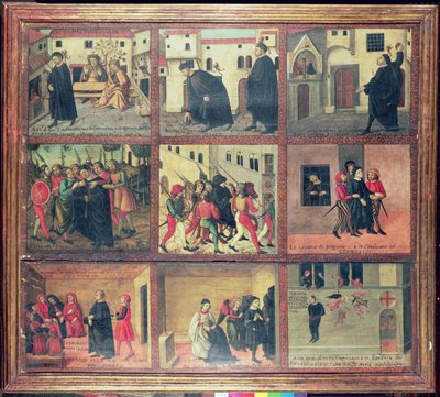 La historia de Antonio di Giuseppe Rinaldeschi, un noble florentino, Escuela Florentina de Italian School