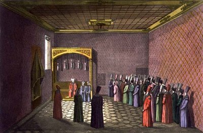 La sala del trono del sultán, lámina 29 de la Parte III, Volumen I de 