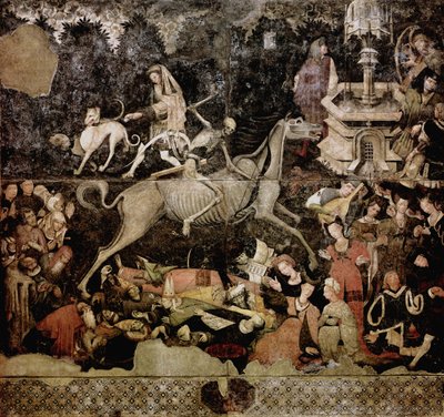 El triunfo de la muerte (fresco) de Italian School