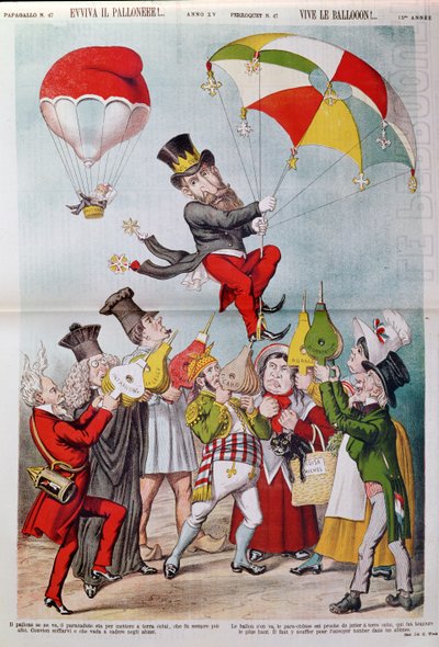 El Asunto Wilson en 1887, portada de Le Perroquet de Italian School