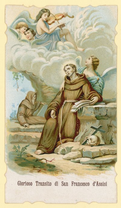 El éxtasis de San Francisco de Asís de Italian School