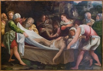 El entierro de Cristo de Italian School