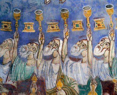 Los ancianos del Apocalipsis de Italian School
