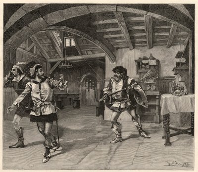 La producción de Falstaff de Giuseppe Verdi (Teatro alla Scala) en Milán de Italian School